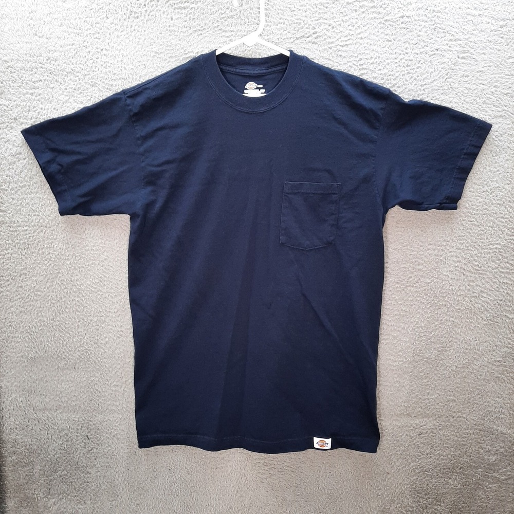 Dickies‎ Shirt Adult Large Blue Workwear Skater Barn Chore Outdoors Work Tee
